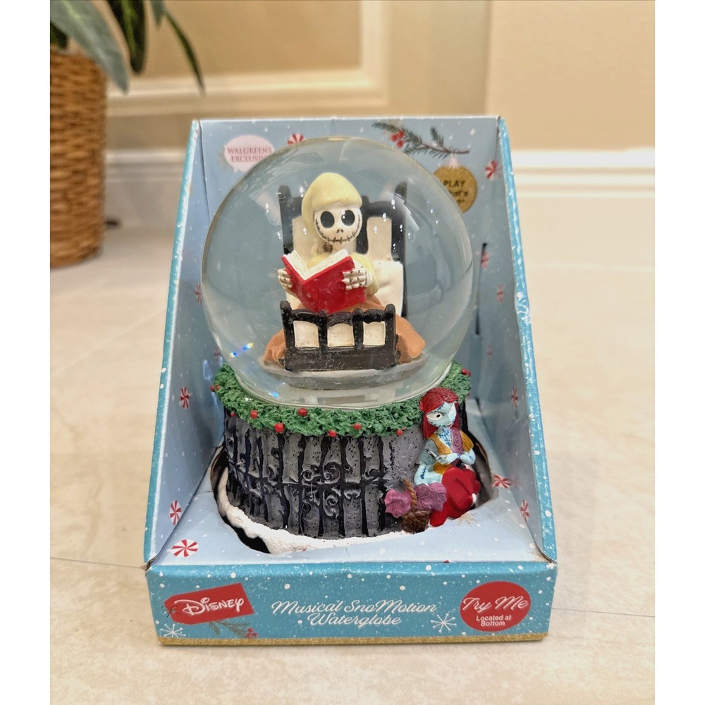 Disney Nightmare Before Christmas Zero Musical SnoMotion Water Globe Walgreens